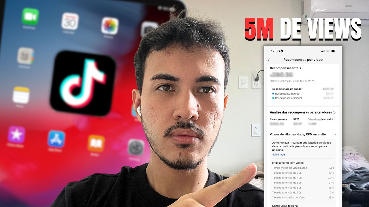 Quanto o tiktok me pagou por um vídeo com 5 milhões de VIEWS ?