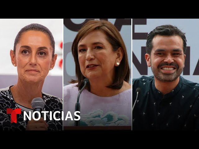 Sheinbaum, Gálvez y Álvarez Máynez de nuevo ante las cámaras en el segundo debate presidencial