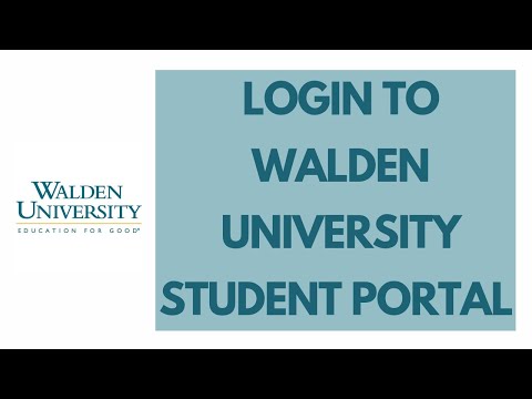 Walden University Student Portal Login | Walden University Login 2021 | my.waldenu.edu