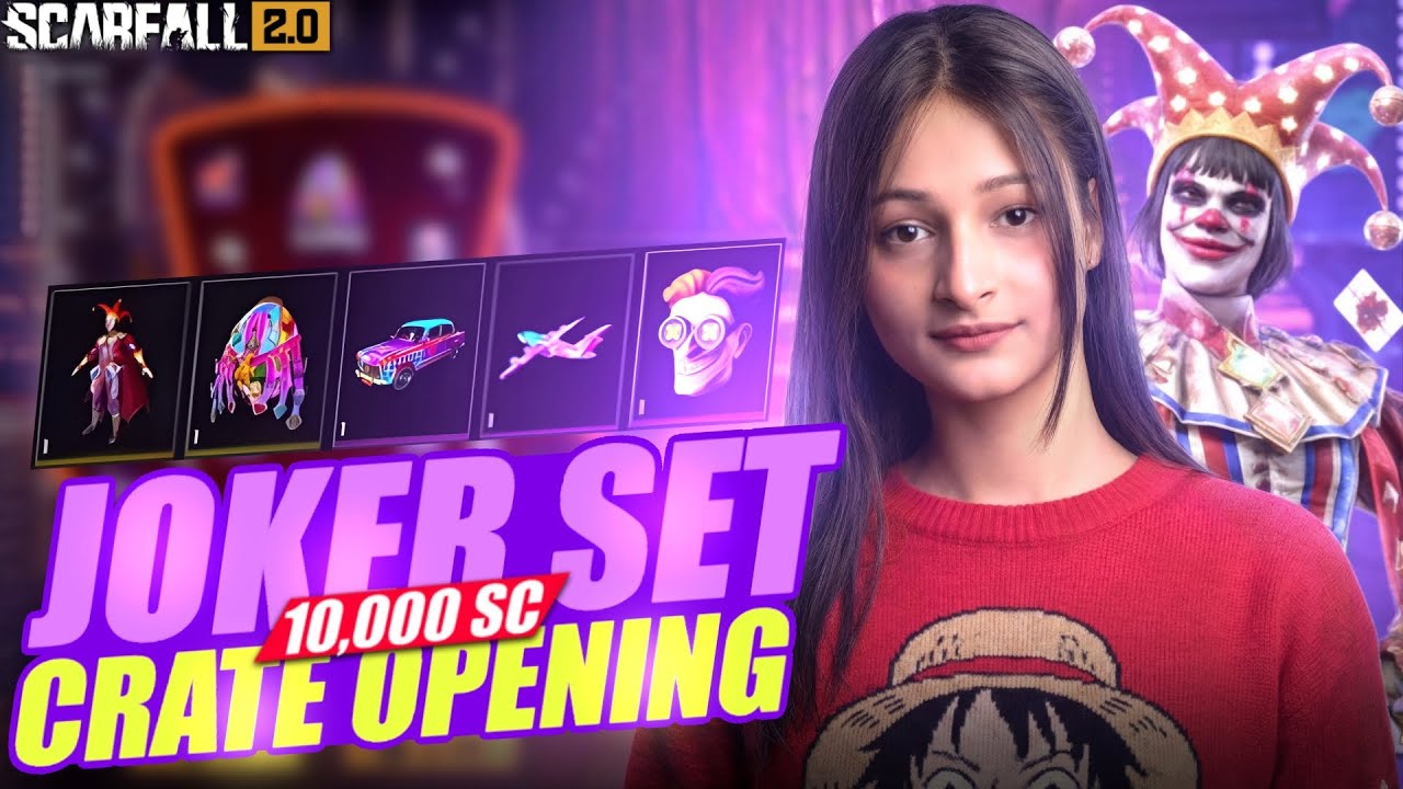 SPENDING 10,000 SC for JOKER SET! 🤡😱 Scarfall 2.0 Crate Opening