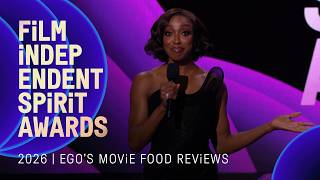 EGO NWODIM COOKS UP NEW RESTAURANT IDEAS WITH THIS YEARS FILMS
The 2026 Film Independent Spirit Awards, hosted by Ego Nwodim, happened on Sunday, February 15 at the Hollywood Palladium, streamed LIVE on Film Independents YouTube, as well as IMDbs YouTube.
The Spirit Awards Ceremony is Film Independent’s largest annual fundraising gala, supporting our year-round efforts to champion and support diverse, inclusive, and innovative voices in visual storytelling.
Only Film Independent Members vote for Spirit Award winners. Become one today: http://bit.ly/2cR6VcL
DONATE TO FILM INDEPENDENT https://www.filmindependent.org/donate/
MORE SPIRIT AWARDS: http://www.spiritawards.com/
COMPLETE NOMINEE LIST: https://tinyurl.com/vmzjw9j
SUBSCRIBE TO FILM INDEPENDENTS YOUTUBE CHANNEL: http://bit.ly/2dZw8nw
FOLLOW US ON TWITTER: http://bit.ly/2gibehw
LIKE US ON FACEBOOK: http://bit.ly/1T2jvEK
INSTAGRAM: http://bit.ly/2fPyFAf
VISIT OUR WEBSITE: http://www.filmindependent.org/ EGO NWODIM COOKS UP NEW RESTAURANT IDEAS WITH THIS YEARS FILMS