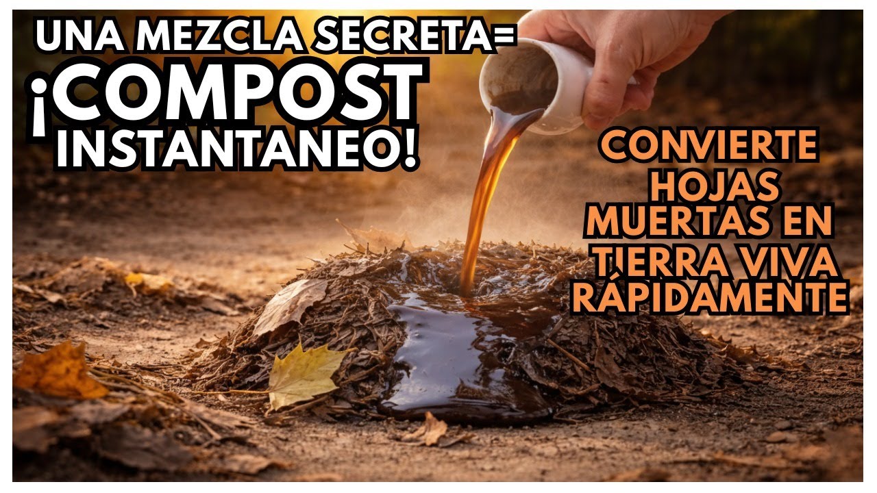 Este Líquido ANTIGUO Natural Revive la Tierra Muerta (Sin Fertilizantes)