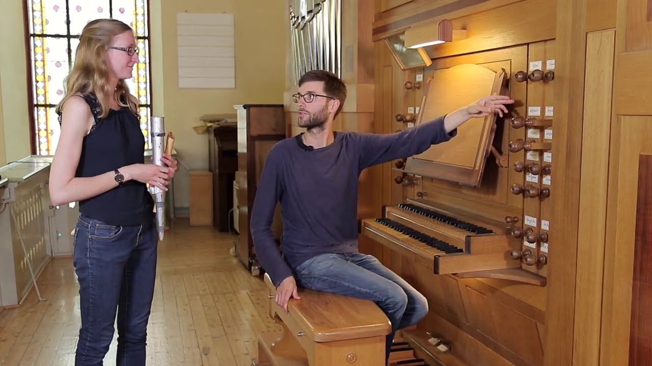 Eine kleine Orgelführung Teil 1/3 ev. Stadtkirche Weinheim
