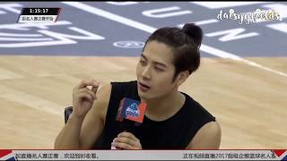 [ENG] 170910 GOT7 Jackson interview @ Tencent Super Penguin All Star Basketball Game 超级企鹅名人赛