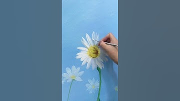 #art #nghethuat #artist #drawing ##vetranhphongcanh  vẽ hoa cúc hoạ mi