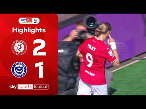 Bristol City pick up first win of the season! ✅ | Bristol City 2\u002D1 Portsmouth