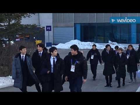 180221 EXO -  After Press Conference Pyeongchang Winter Olympic 2018