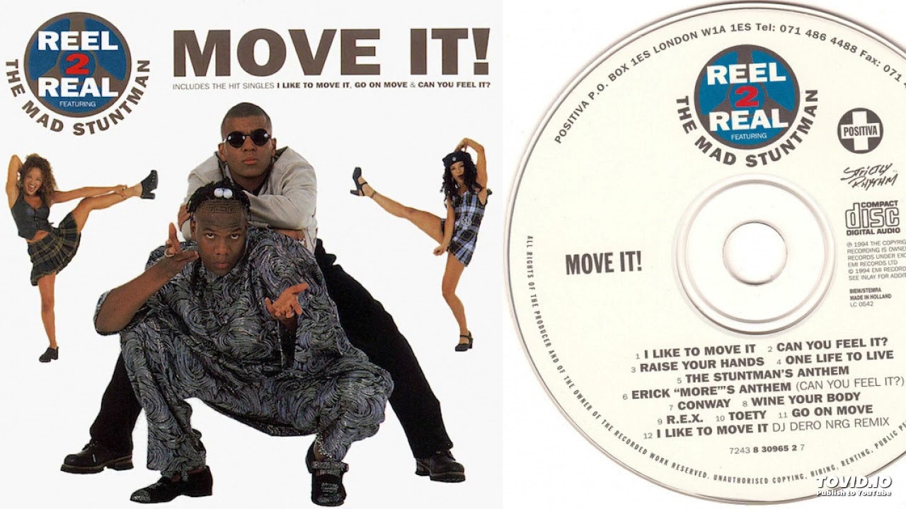 Reel 2 Real featuring The Mad Stuntman - Move It! (CD, Full Album, 1994)