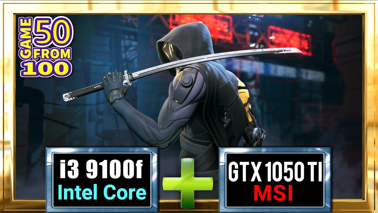 Ghostrunner on GTX 1050 Ti + i3 9100f Benchmark 1080p