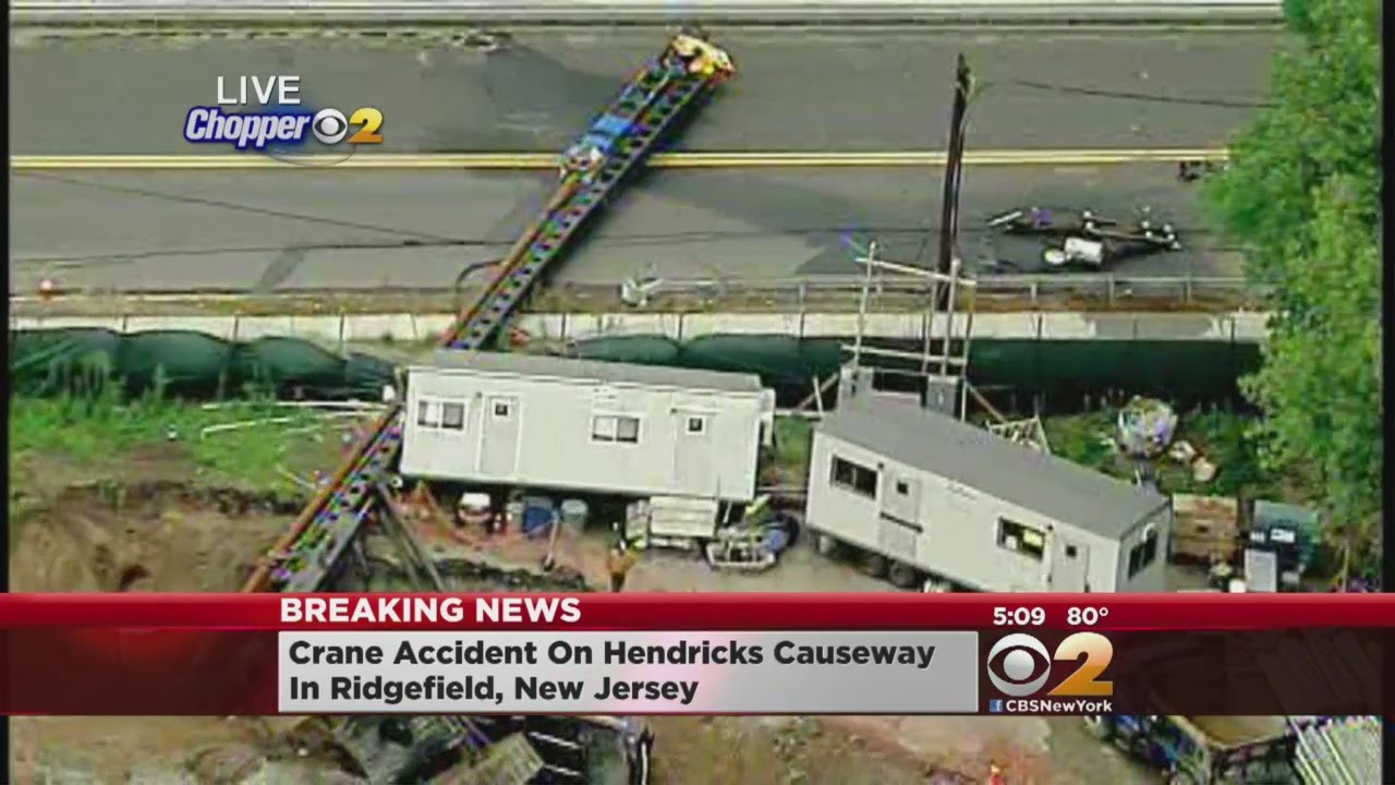 Crane Accident In Ridgefield, NJ YouTube