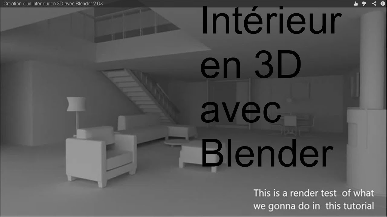 Creation Dun Interieur En D Avec Blender X Creation Dun Interieur En D Avec Blender X