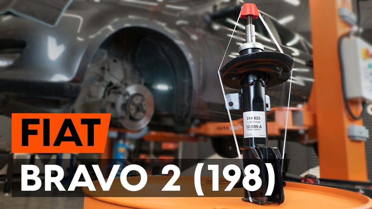 How to change a front shock strut on FIAT BRAVO 2 (198