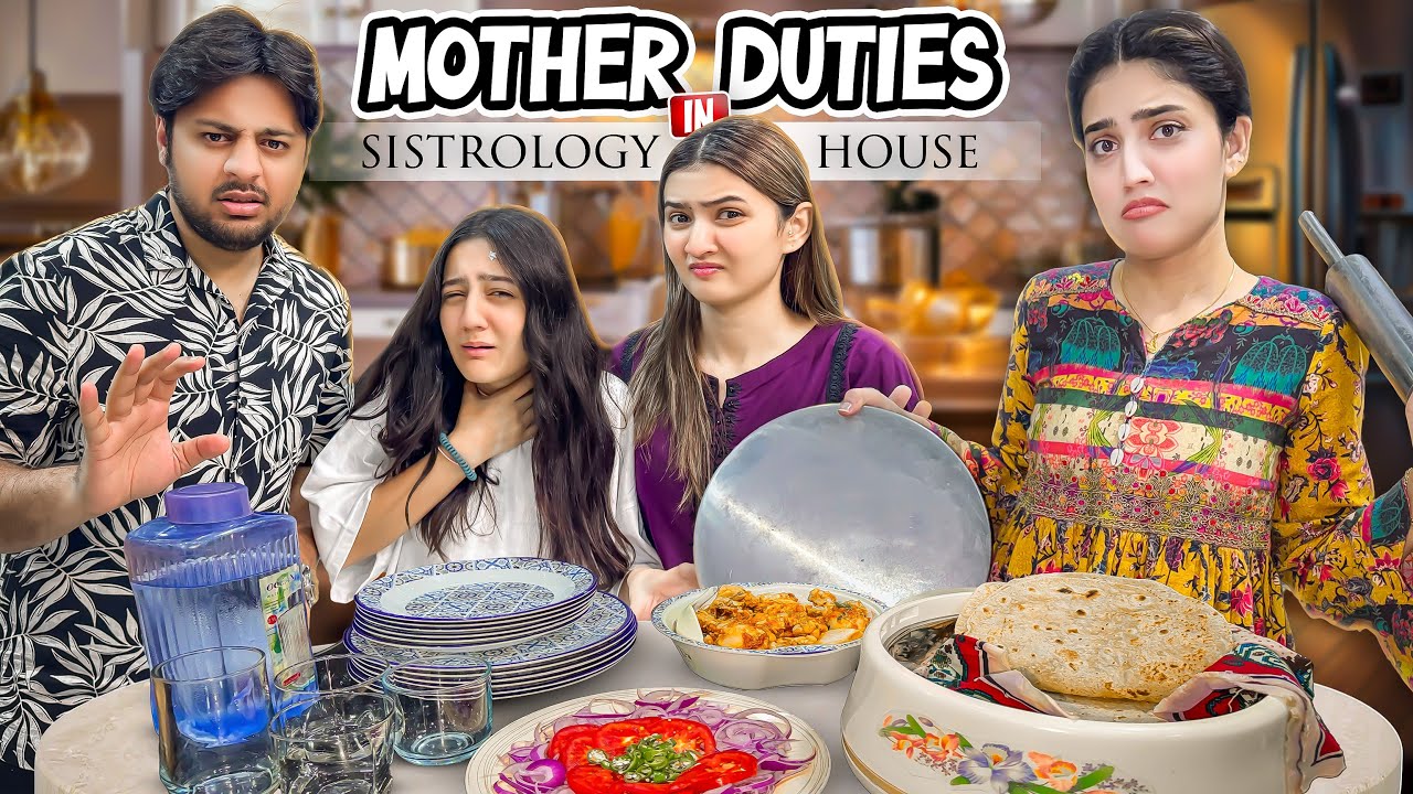 MAMA KI DUTIES KERNI PAR GAI 🤯 | Sistrology Home Py Khana Bnaya 👩‍🍳 | Behno & Areeb Ka Reaction 🤢