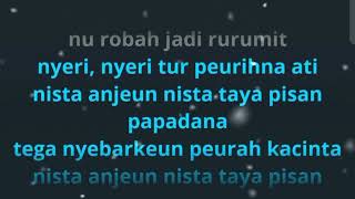 Karaoke Nista   Rya Fitria Nada Cewe  Versi Akustik