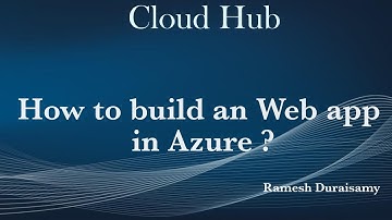 How to build or deploy an Web App in Azure | App Service Plan |