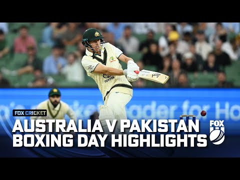 Australia v Pakistan 2nd Test Day One Highlights I 26/12/23 I Fox Cricket