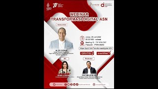 WEBINAR IPRAHUMAS TRANSFORMASI DIGITAL ASN