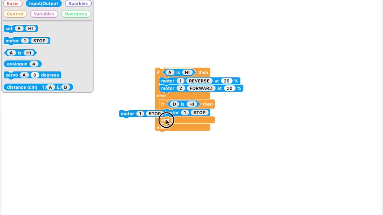 Line Following with the Crumble Controller