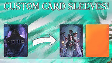 How To Create Custom Card Sleeves For Tabletop Simulator - Kryptik Trading Card Game Tutorial