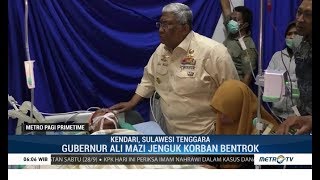 Gubernur Ali Mazi Jenguk Korban Bentrok