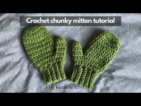 Beginner Bulky Mittens - Free Crochet Pattern - MJ's off the Hook