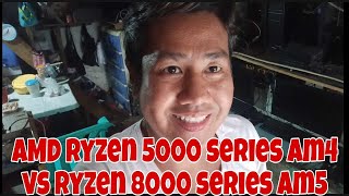 RYZEN 5K VS 8K,  AMD RYZEN 5 5600G , RYZEN 7 5700G + GTX 1660 SUPER VS RYZEN 5 8600G , RYZEN 7 8700G