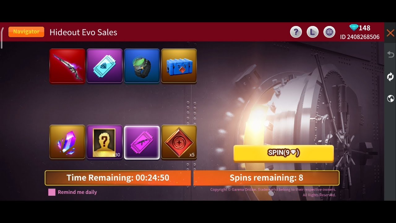 New Hideout Evo Sale Event🥰 | Free Fire Hideout Evo Sale Event | FF Hideout Evo Sale Event