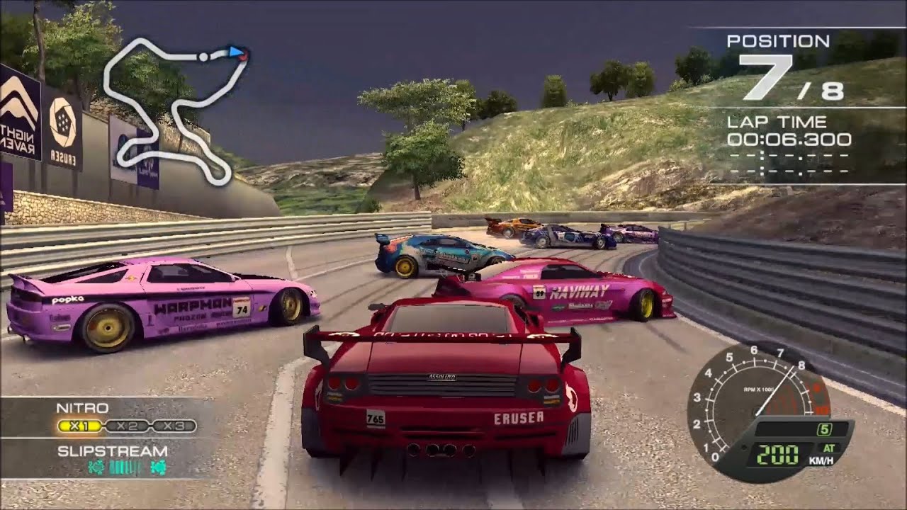 Ridge Racer 7 Ufra Special Event 23 with BisonteCmplete [Control view ...