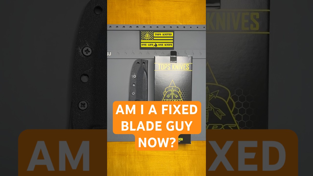 My First Fixed Blade EDC? TOPS Mini Eagle | Full Review Coming Soon