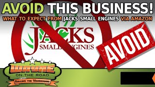 Jacks Small Engines - This Business Should NOT Be On Amazon.com. AVOID! My Experience With Them