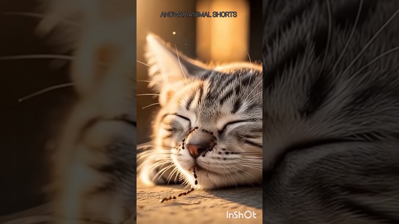 Kitten Nose Ants Attack | Girl Rushes to Vet | Shocking Rescue! 🐱🐜😱