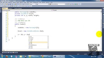Hướng dẫn làm game C# - Rắn săn mồi (1) - Vẽ rắn