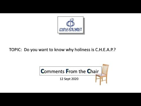 COMMENTS FROM THE CHAIR with Bro Bong Arjonillo - 12 Sept 2020