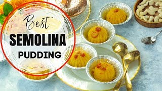 Semolina  Pudding in Instant  Pot |  Saffron semolina pudding