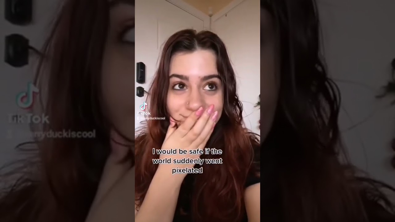 i wouldn't be safe if the world suddenly went pixelated 