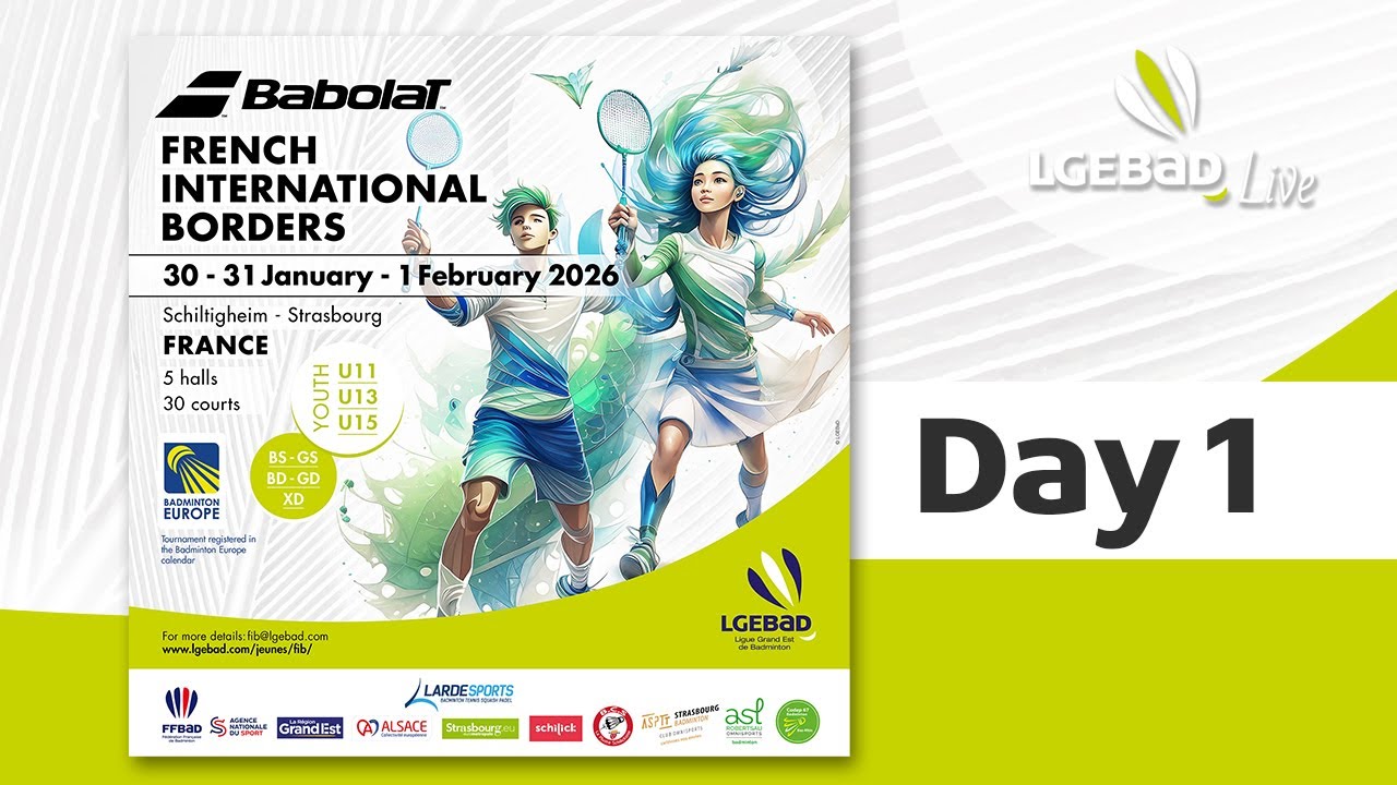 Babolat French International Borders 2025 - Day 1 - Courts 5 - 6 - 7