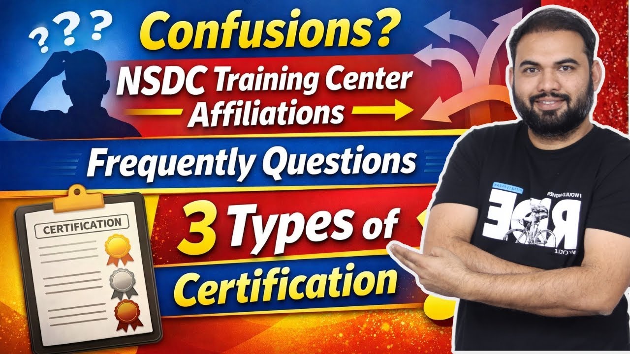 Confusion Door! NSDC Training Center kaise khole? NSDC Training Center Affiliation Process 2026 |