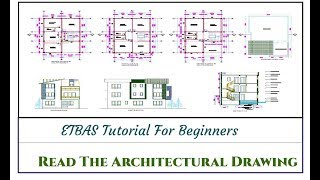 ETABS Tutorial For Beginners [Chapter 3]: How to Study the Architectural Drawing