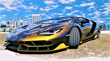 ► GTA 5 Redux & MVGA Ultra Realistic Graphics 👍 Lamborghini Centenario LP770-4