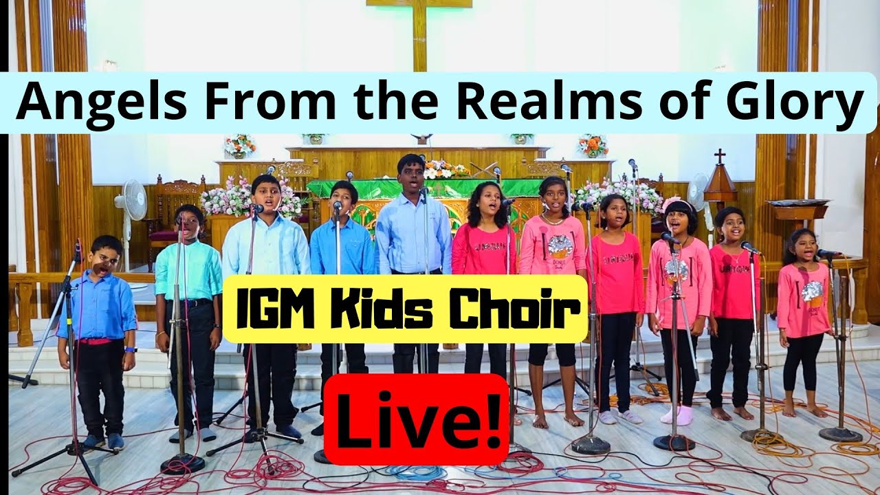 Angels From The Realms of Glory | Indian Gospel Melodies Nagercoil Kids | Live Winter Concert- 2019.