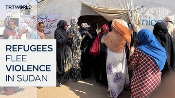 Tens of thousands flee violence in Sudan amid aid crisis