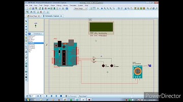 Gas Sensor Alkohol dari software proteus dan arduino