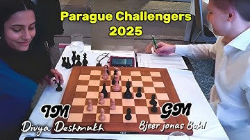 Divya Deshmukh vs Bjeer jonas Buhl | Parague Challengers 2025 | Round 7