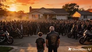 A Boy Protected a Biker's Granddaughter and Got Beaten—Hours Later, 350 Riders Arrived.