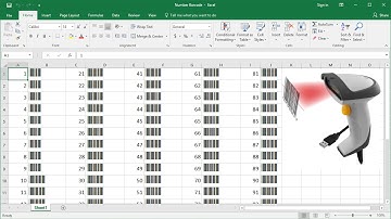 How to Create Number List with Barcode for Inventory Counting
