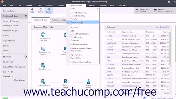 Sage 50 2018 Tutorial Previewing and Printing Preset Reports Sage Training