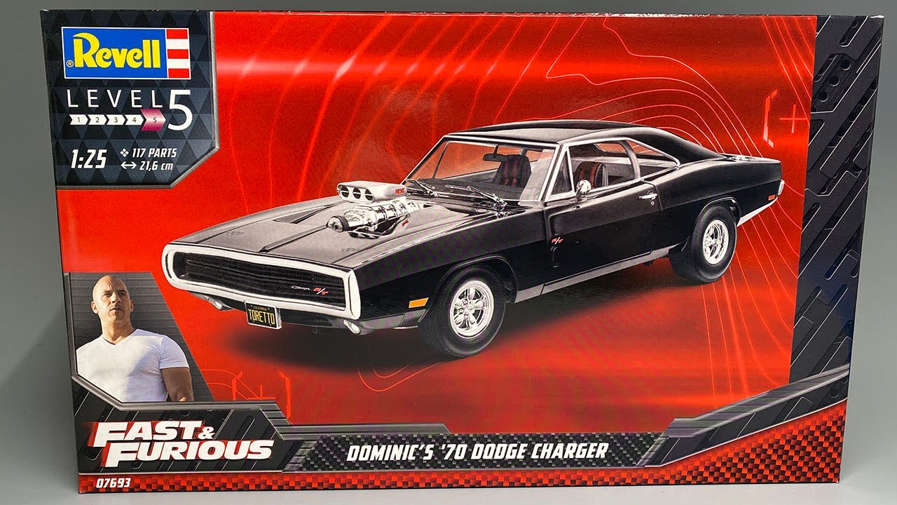 Maquette voiture : Model Set : Fast & Furious Dominics 1970 Dodge