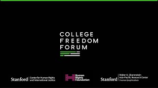 The College Freedom Forum: The Struggle for Democracy in the Asia-Pacific Region