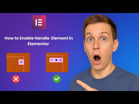 How to Enable Handle Elements in Elementor | Mabs Studio Tutorial