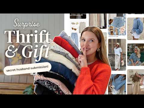 THRIFT + GIFT: a *surprise* submission from her husband (thrifting your dream capsule wardrobe!)
